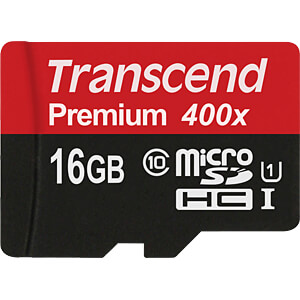 Micro SD card Premium 400x (16GB)