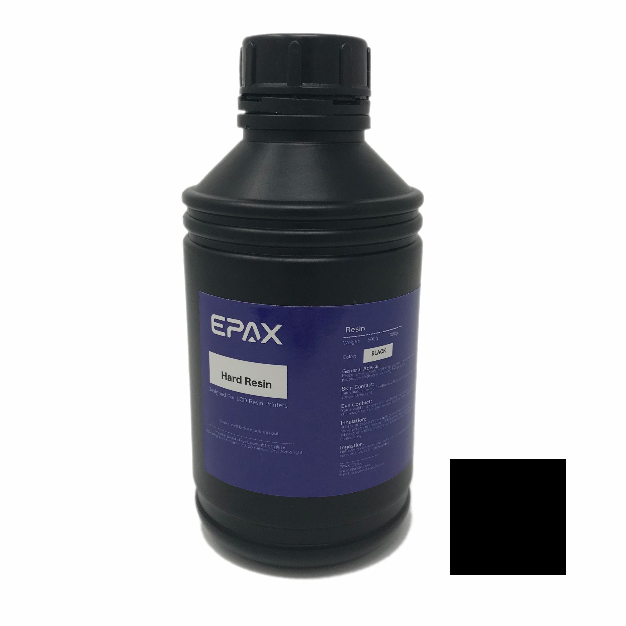 EPAX Resin – Hard – Black 1KG