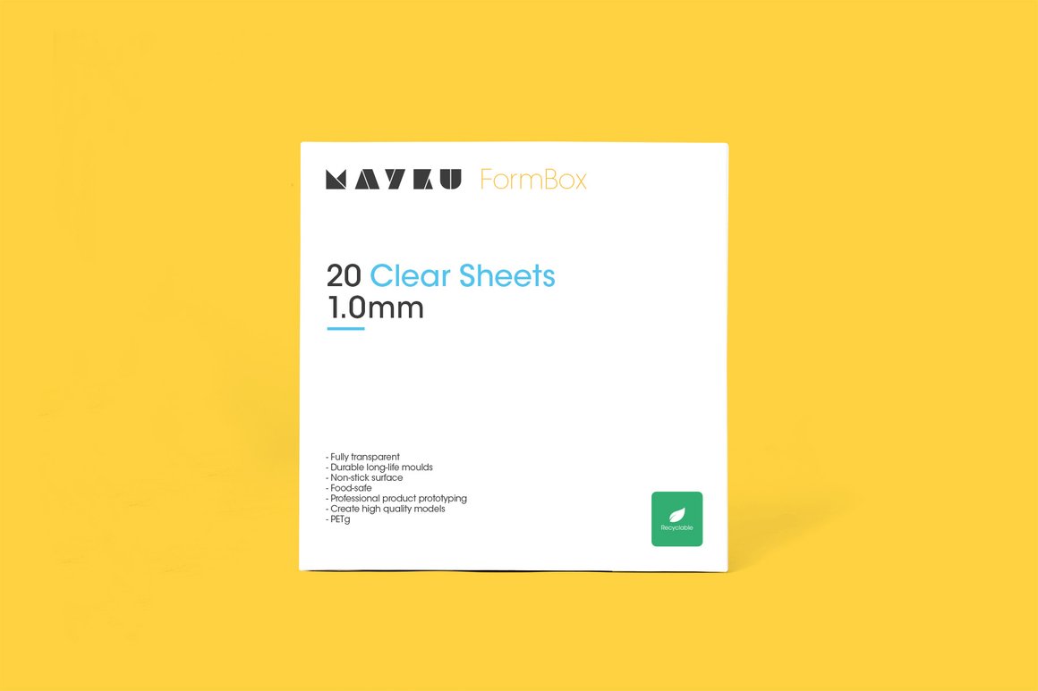 Mayku Clear Sheets 20 pack