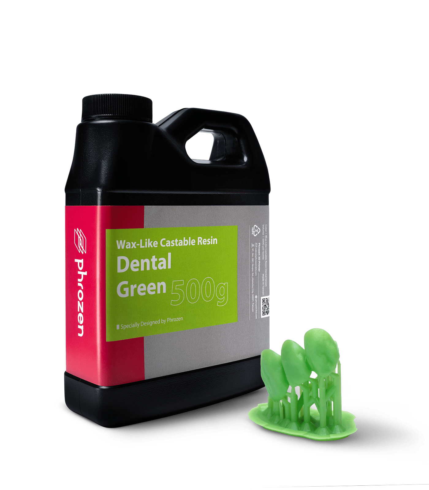 Phrozen Wax like Castable Resin Dental Green 0,5kg