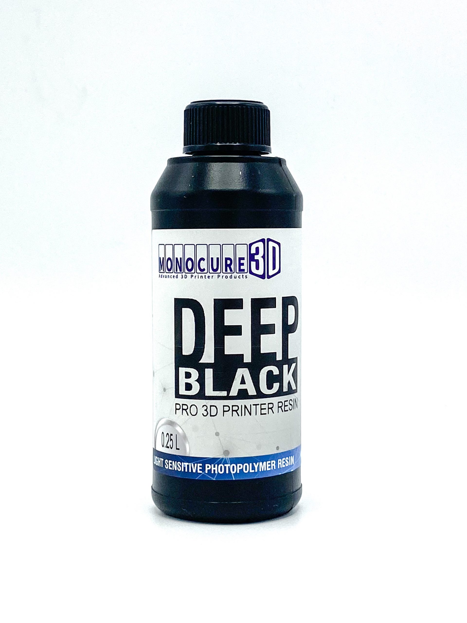 MonoCure 3D PRO Deep Black Resin (0.25KG)