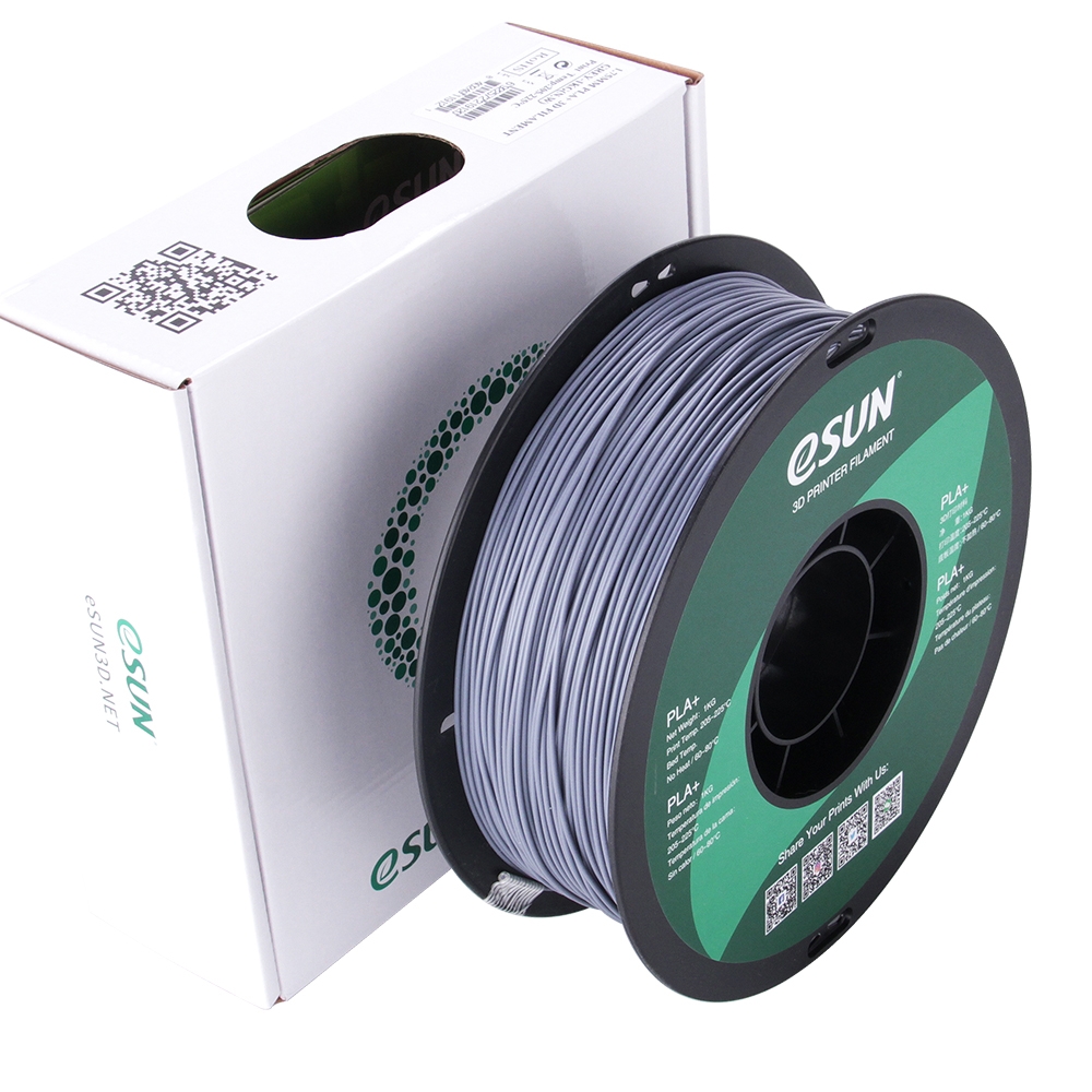 Esun PLA+ Filament Grey 1.75mm 1KG