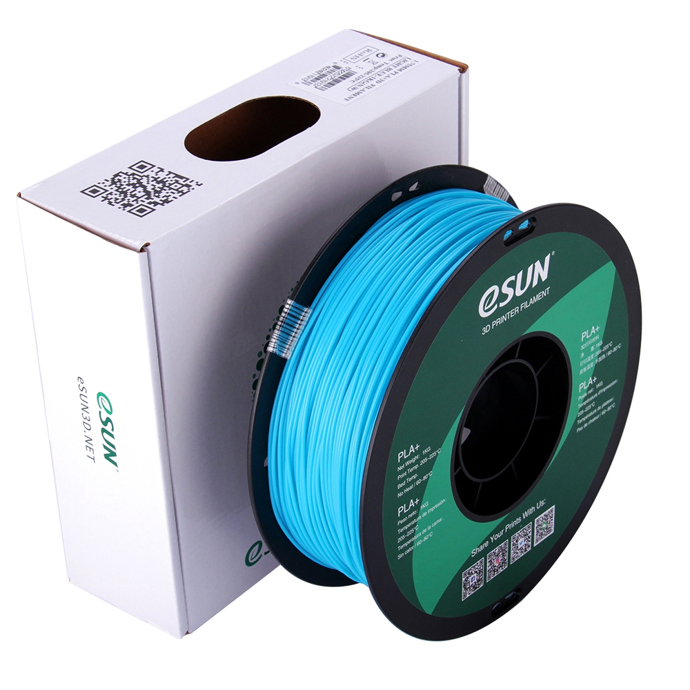 Esun PLA+ Filament Light Blue 1.75mm 1KG