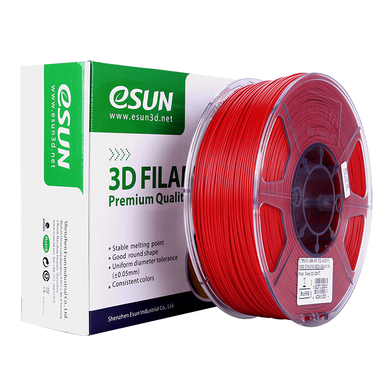 Esun ABS+ Fire Engine Red 1.75mm 1KG