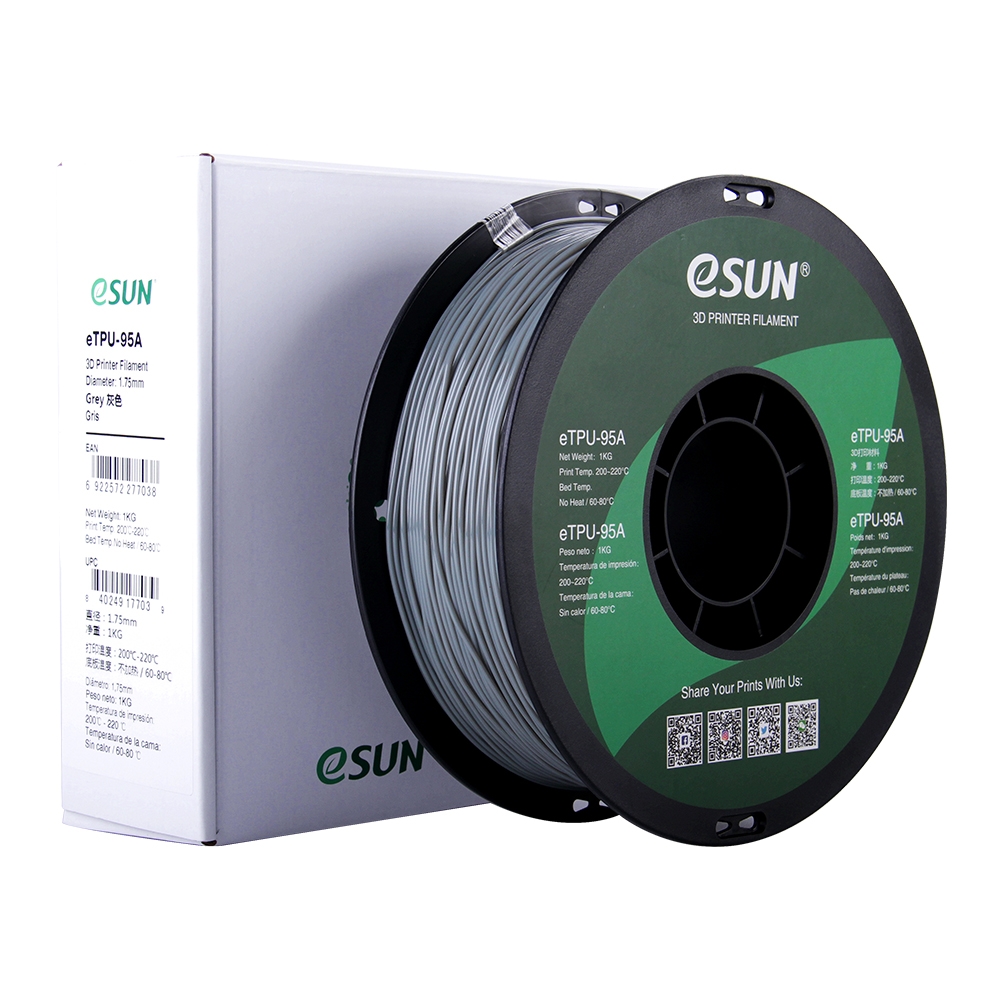 Esun eTPU 95A Grey 1.75mm 1KG