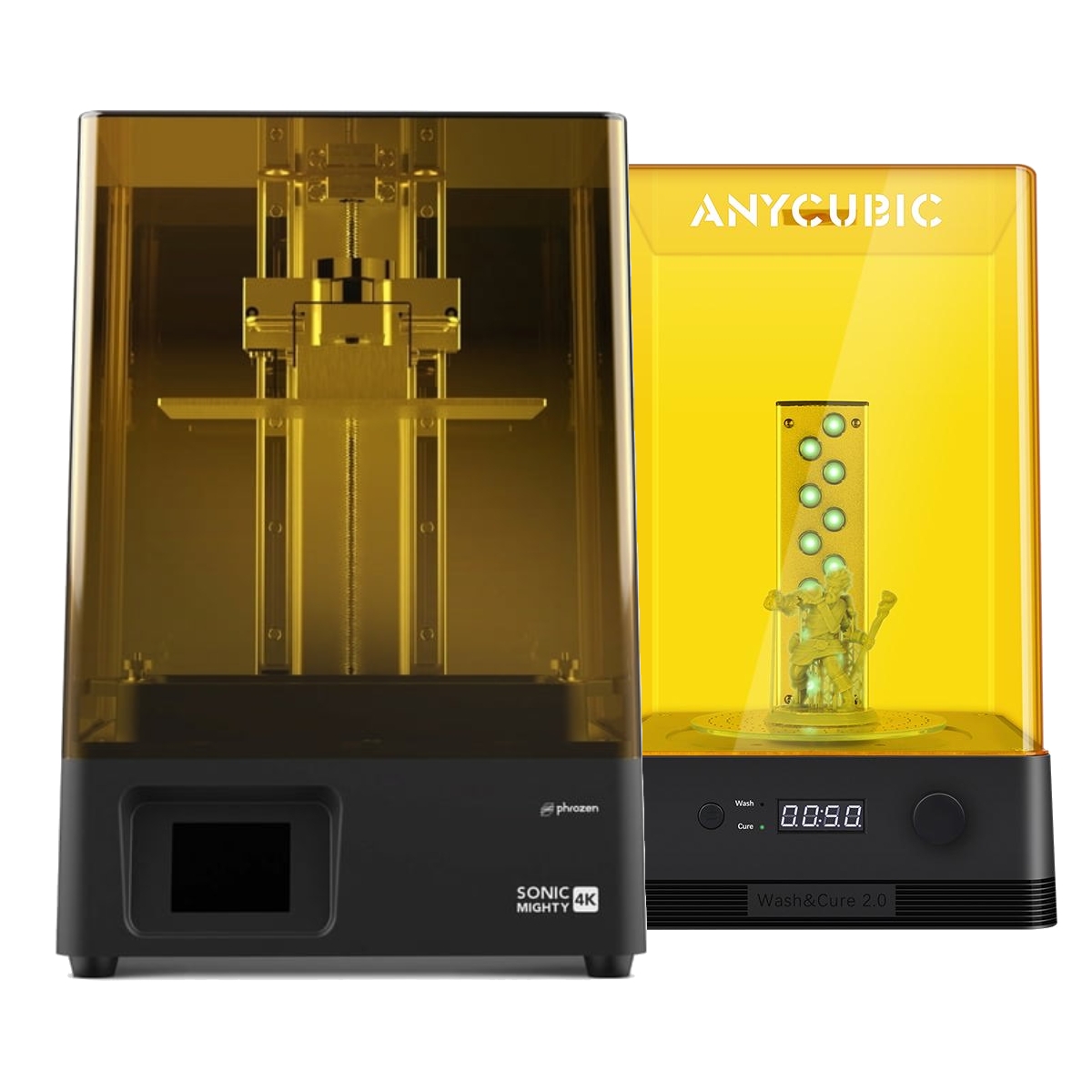 Phrozen Sonic Mighty + AnyCubic Wash & Cure V2 Bundle